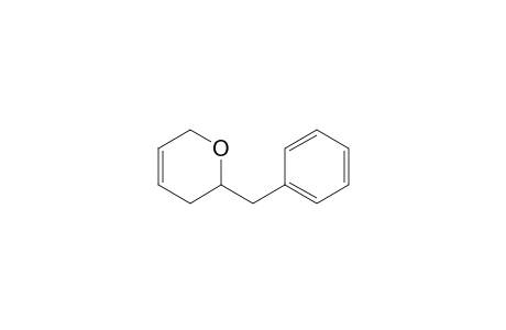 (+-)-2-benzyl-3,6-dihydro-2H-pyran .