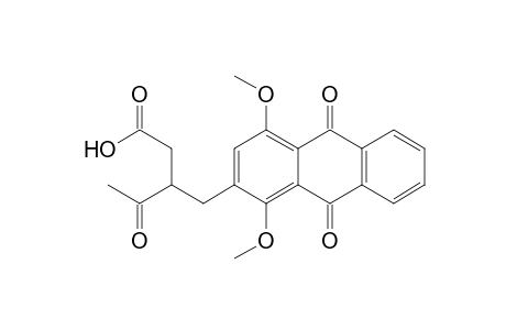 2-(2'-Carboxymethyl-3'-oxobutyl)-1,4-dimethoxyanthraquinone