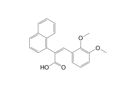 3-(2,3-Dimethoxyphenyl)-2-(1-naphthyl)propenoic acid