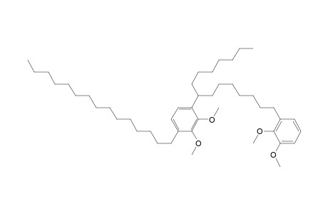 Benzene, 1-[8-(2,3-dimethoxyphenyl)-1-heptyloctyl]-2,3-dimethoxy-4-pentadecyl-