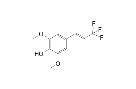 (E)-2,6-dimethoxy-4-(3,3,3-trifluoroprop-1-en-1-yl)phenol
