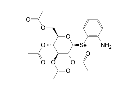 o-aminopenyl 1-seleno-beta-D-glucopyranoside, 2,3,4,6-tetraacetate