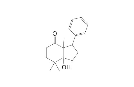7a-Hydroxy-3a,7,7-trimethyl-3-phenyl-octahydroinden-4-one