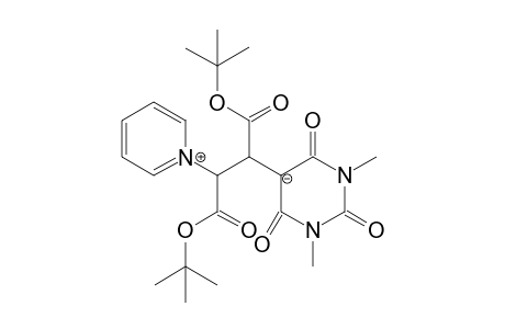 di(t-Butyl) 2-[N,N'-dimethylbarbituric acid - 5'-yl-5'-ylide]-3-pyridinium-1,4-butanedioate