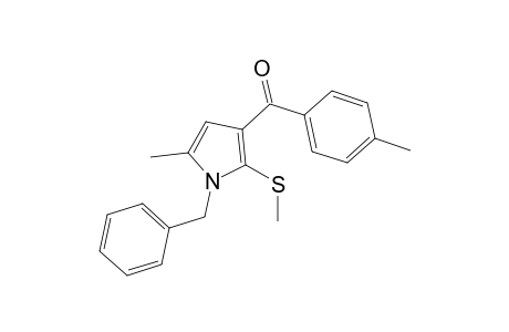 (1-benzyl-5-methyl-2-methylsulfanyl-pyrrol-3-yl)-(p-tolyl)methanone