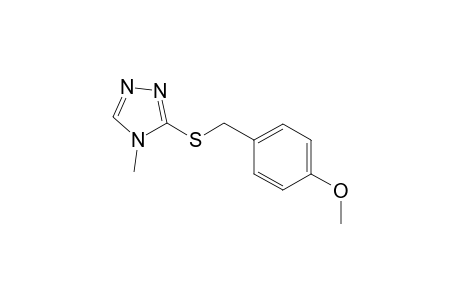3-[(4-methoxybenzyl)sulfanyl]-4-methyl-4H-1,2,4-triazole