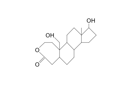 17b,19-Dihydroxy-5a-homo-2a-oxa-5b-androstan-3-one