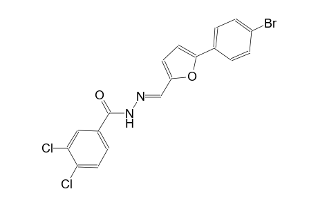 N'-{(E)-[5-(4-bromophenyl)-2-furyl]methylidene}-3,4-dichlorobenzohydrazide