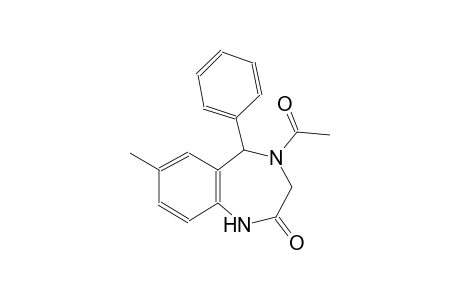 2H-1,4-benzodiazepin-2-one, 4-acetyl-1,3,4,5-tetrahydro-7-methyl-5-phenyl-