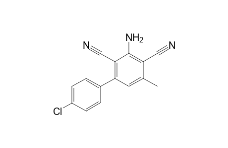 2,6-Dicyano-5-methyl-3-(4-chlorophenyl)aniline