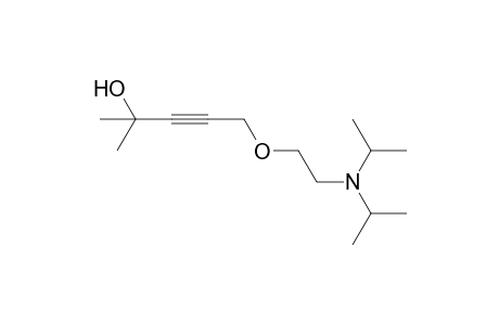 5-[2-(diisopropylamino)ethoxy]-2-methyl-3-pentyn-2-ol