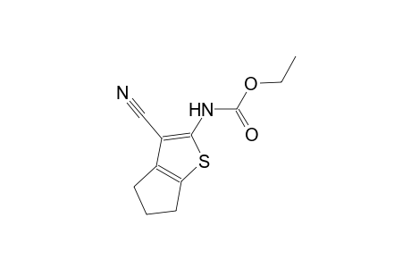 ethyl 3-cyano-5,6-dihydro-4H-cyclopenta[b]thien-2-ylcarbamate