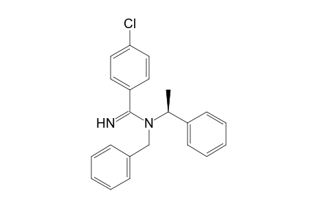(S)-N-Benzyl-4-chloro-N-(1-phenylethyl)benzimidamide