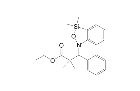 Ethyl 3-(N-phenyl-N-trimethylsilyloxyamino)-2,2-dimethyl-3-phenypropionate