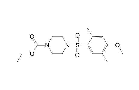 4-(4-Methoxy-2,5-dimethyl-phenyl)sulfonylpiperazine-1-carboxylic acid ethyl ester