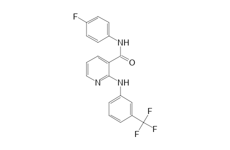 N-(4-fluorophenyl)-2-[3-(trifluoromethyl)anilino]nicotinamide