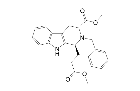 (1S,3R)-1-(3-methoxy-3-oxopropyl)-2-(phenylmethyl)-1,3,4,9-tetrahydropyrido[3,4-b]indole-3-carboxylic acid methyl ester