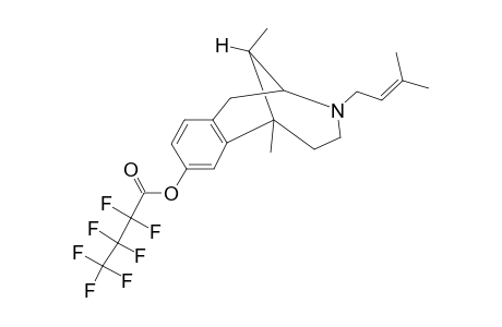 Pentazocine, heptafluorobutyrate