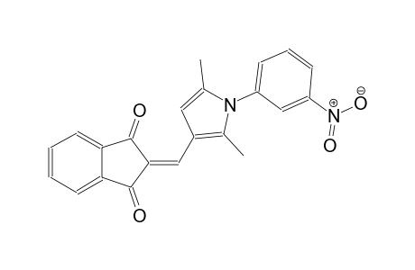 2-{[2,5-dimethyl-1-(3-nitrophenyl)-1H-pyrrol-3-yl]methylene}-1H-indene-1,3(2H)-dione