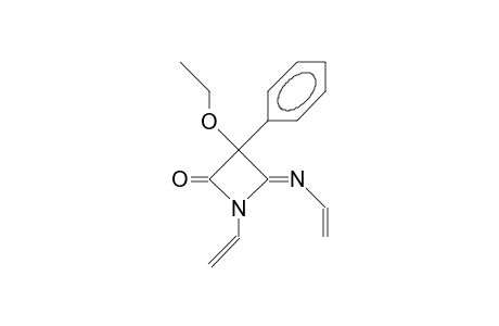 3-Ethoxy-3-phenyl-1-vinyl-4-vinylimino-azetidin-2-one