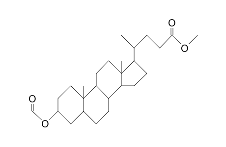 3a-Formyloxy-5b-cholanic acid, methyl ester