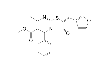 methyl (2E)-2-(3-furylmethylene)-7-methyl-3-oxo-5-phenyl-2,3-dihydro-5H-[1,3]thiazolo[3,2-a]pyrimidine-6-carboxylate