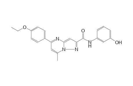 5-(4-ethoxyphenyl)-N-(3-hydroxyphenyl)-7-methylpyrazolo[1,5-a]pyrimidine-2-carboxamide