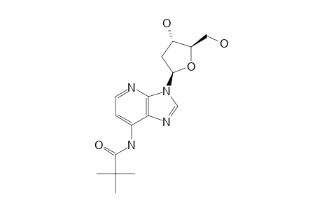 3-(2-DEOXY-BETA-D-ERYTHRO-PENTAFURANOSYL)-7-(PIVALOYLAMINO)-3H-IMIDAZO-[4,5-B]-PYRIDINE