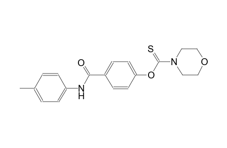 4-morpholinecarbothioic acid, O-[4-[[(4-methylphenyl)amino]carbonyl]phenyl] ester