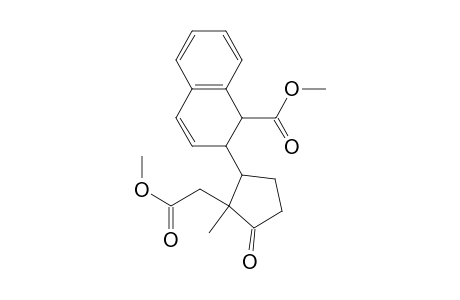 1-Methoxycarbonyl-2-[1'-(methoxycarbonylmethyl)-1'-methyl-2'-oxo-cyclopent-5'-yl]-1,2-dihydronaphthalene