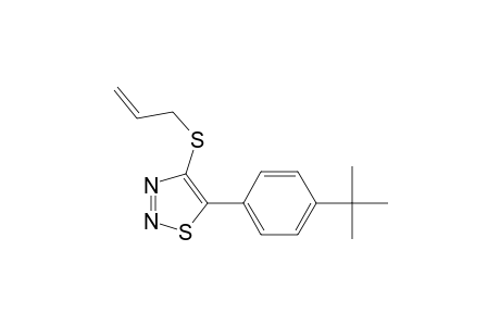 1,2,3-Thiadiazole, 5-[4-(1,1-dimethylethyl)phenyl]-4-(2-propenylthio)-