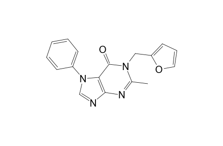 1-(2-furanylmethyl)-2-methyl-7-phenyl-6-purinone
