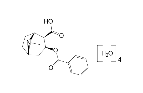 Benzoylecgonine 4-H2O in kbr