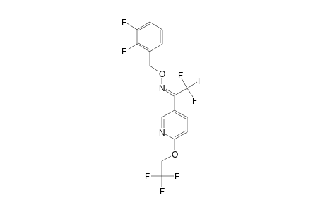 (2-[2,2,2-TRIFLUOROETHOXY]-PYRIDIN-5-YL)-TRIFLUOROMETHYLKETONE-(2,3-DIFLUOROBENZYL)-OXIME