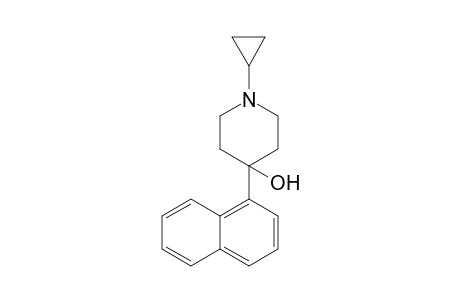 1-cyclopropyl-4-(1-naphthalenyl)-4-piperidinol