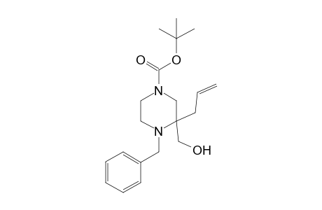 Tert-Butyl 3-Allyl-4-benzyl-3-(hydroxymethyl)piperazine-1-carboxylate