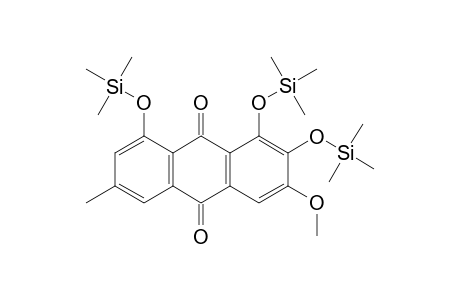 1,2,8-Trihydroxy-3-methoxy-6-methylanthraquinone triTMS