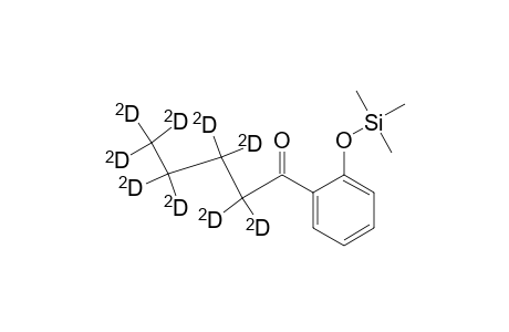 O-hydroxyvalerophenone-D9-TMS ether