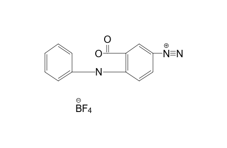 4-ANILINO-3-CARBOXYBENZENEDIAZONIUM TETRAFLUOROBORATE(1-)