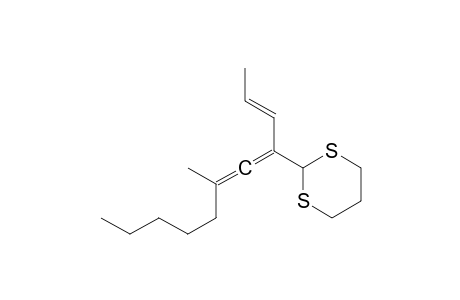 (E)-4-(1,3-Dithian-2-yl)-6-methyl-2,4,5-undecatriene