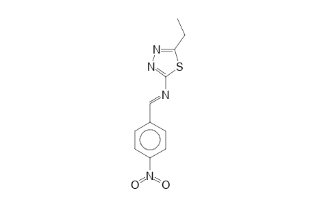 5-Ethyl-N-[(E)-(4-nitrophenyl)methylidene]-1,3,4-thiadiazol-2-amine