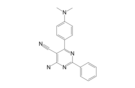 4-AMINO-6-(4'-N,N-DIMETHYLAMINOPHENYL)-2-PHENYLPYRIMIDINE-5-CARBONITRILE