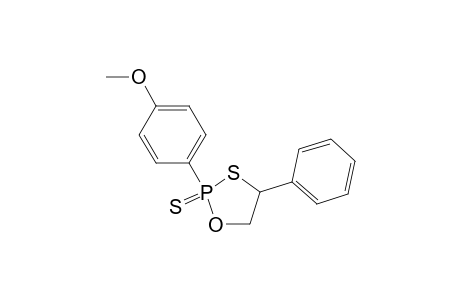 1,3,2-Oxathiaphospholane, 2-(4-methoxyphenyl)-4-phenyl-, 2-sulfide