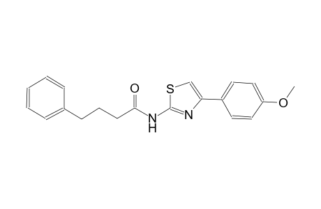 N-[4-(4-methoxyphenyl)-1,3-thiazol-2-yl]-4-phenylbutanamide