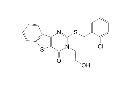 2-[(2-chlorobenzyl)sulfanyl]-3-(2-hydroxyethyl)[1]benzothieno[3,2-d]pyrimidin-4(3H)-one