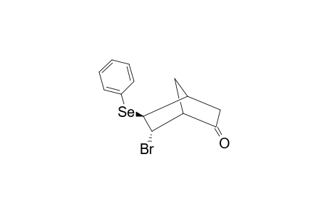 5-EXO-BENZENESELENYL-6-ENDO-BROMOBICYCLO-[2.2.1]-HEPT-2-ONE