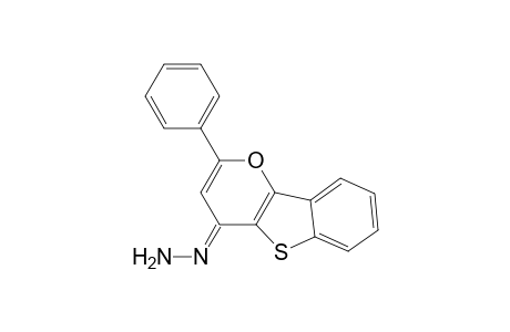 4H-[1]Benzothieno[3,2-b]pyran-4-one, 2-phenyl-, hydrazone