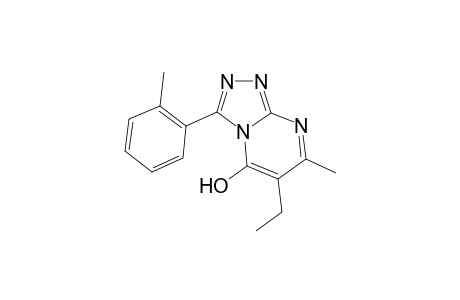 6-Ethyl-7-methyl-3-(2-methylphenyl)[1,2,4]triazolo[4,3-a]pyrimidin-5-ol