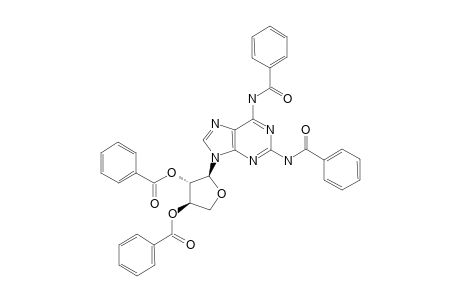 N(2),N(6)-DIBENZOYL-N(9)-(2',3'-DI-O-BENZOYL)-(BETA)-L-THREO-FURANOSYL)-2,6-DIAMINOPURINE