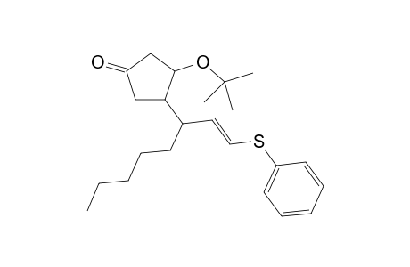 (1'RS,2'E,3SR,4RS,RsSs) 3-(1,1-dimethylethoxy)-4-[1'-pentyl-3'-(phenylsulfinyl)-prop-2'-enyl]cyclopentanone